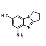 CAS 登录号：135513-35-8， 7-甲基-2,3-二氢-1H-吡咯并[1,2-a]苯并咪唑-5-胺