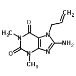 CAS#: 135574-30-0， 7-Allyl-8-Amino-1,3-Dimethyl-3,7-Dihydro-1H-Purine-2,6-Dione