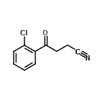 structure of CAS# 135595-17-4, 4-(2-Chlorophenyl)-4-Oxobutanenitrile;4-(2-Chlorophenyl)-4-oxobutyronitrile
