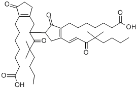 CAS#: 135608-06-9， 7-[2-[2-[4-[(E)-4,4-Dimethyl-3-Oxooct-1-Enyl]-3-(7-Hydroxy-7-Oxoheptyl)-2-Oxo-1-Cyclopent-3-Enyl]-4,4-Dimethyl-3-Oxooctyl]-5-Oxo-1-Cyclopentenyl]Heptanoic Acid