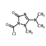 CAS#: 135633-83-9， 3-(Dimethylamino)-2-Methyl-5-Oxo-2,5-Dihydro-1H-1,2,4-Triazole-1-Carbonyl Chloride