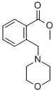 structure of CAS# 135651-46-6, 2-(4-Morpholinylmethyl)-Benzoic Acid Methyl Ester;2-MORPHOLIN-4-YLMETHYLBENZOIC ACID METHYL ESTER, 95+%;Benzoic Acid, 2-(4-Morpholinylmethyl)-, Methyl Ester;2-MORPHOLIN-4-YLMETHYLBENZOIC ACID METHYL ESTER