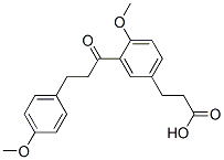 CAS#: 13577-08-7， 4-Methoxy-3-[3-(4-Methoxyphenyl)-1-Oxopropyl]-Benzenepropanoic Acid