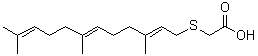 CAS#: 135784-48-4， {[(2E,6E)-3,7,11-Trimethyl-2,6,10-Dodecatrien-1-Yl]Sulfanyl}Acetic Acid