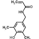 CAS 登录号：13579-23-2， N-(4-羟基-3,5-二甲基苄基)丙烯酰胺