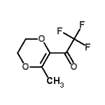 CAS#: 135813-43-3， 2,2,2-Trifluoro-1-(3-Methyl-5,6-Dihydro-1,4-Dioxin-2-Yl)Ethanone
