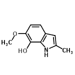 CAS#: 135855-29-7， 6-Methoxy-2-Methyl-1H-Indol-7-Ol
