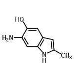 CAS#: 135855-68-4， 6-Amino-2-Methyl-1H-Indol-5-Ol