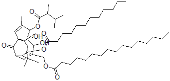 CAS#: 135883-24-8， 13-Hydroxyingenol-3-(2,3-Dimethylbutanoate)-13-Dodecanoate-20-Hexadecanoate