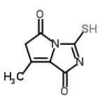 CAS#: 13594-06-4， 7-Methyl-3-Thioxo-2,3-Dihydro-1H-Pyrrolo[1,2-c]Imidazole-1,5(6H)-Dione
