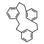 CAS#: 13612-55-0， Tetracyclo[16.3.1.1<Sup>4,8</Sup>.1<Sup>11,15</Sup>]Tetracosa-1(22),4(24),5,7,11(23),12,14,18,20-Nonaene