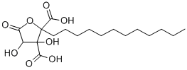 CAS 登录号：136266-35-8， (2S,3R,4R)-2-十二烷氧羰基-4-羟基-5-氧代四氢呋喃-3-过氧甲酸