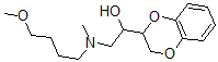 CAS#: 13627-82-2， alpha-[[(4-Methoxybutyl)Methylamino]Methyl]-1,4-Benzodioxane-2-Methanol