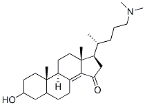 CAS#: 136320-61-1， (3S,5S,9R,10S,13R,17R)-17-[(2R)-5-Dimethylaminopentan-2-Yl]-3-Hydroxy-10,13-Dimethyl-1,2,3,4,5,6,7,9,11,12,16,17-Dodecahydrocyclopenta[a]Phenanthren-15-One