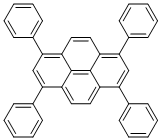 structure of CAS# 13638-82-9, 1,3,6,8-Tetraphenylpyrene;Nsc84256