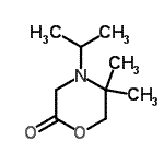 CAS#: 136476-54-5， 4-Isopropyl-5,5-Dimethyl-2-Morpholinone