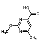 CAS#: 136518-00-8， 2-Methoxy-6-Methyl-4-Pyrimidinecarboxylic Acid