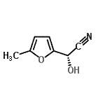 CAS#: 136521-57-8， (2S)-Hydroxy(5-Methyl-2-Furyl)Acetonitrile