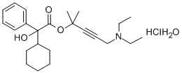 CAS#: 136529-33-4， (5-Diethylamino-2-Methylpent-3-Yn-2-Yl) 2-Cyclohexyl-2-Hydroxy-2-Phenylacetate Hydrochloride