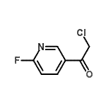 CAS#: 136592-25-1， 2-Chloro-1-(6-Fluoro-3-Pyridinyl)Ethanone