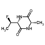 CAS#: 136606-95-6， (3R,6S)-3-[(1R)-1-Fluoroethyl]-6-Methyl-2,5-Piperazinedione