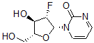 CAS 登录号：136675-88-2， 1-[(2R,3S,4R,5R)-3-氟-4-羟基-5-(羟基甲基)四氢呋喃-2-基]嘧啶-2-酮