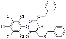 CAS#: 13673-54-6， (2,3,4,5,6-Pentachlorophenyl) (2R)-2-(Phenylmethoxycarbonylamino)-3-(Phenylmethylsulfanyl)Propanoate