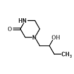 CAS 登录号：137066-47-8， 4-(2-羟基丁基)-2-哌嗪酮