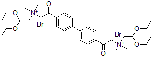 CAS#: 13717-24-3， alpha,alpha-Bis(Dimethylammoniumacetaldehyde Diethylacetal)-4,4-Diacetylbiphenyl dibromide