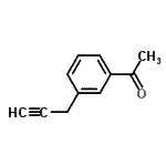 CAS#: 137241-56-6， 1-[3-(2-Propyn-1-Yl)Phenyl]Ethanone