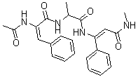 CAS#: 137348-25-5， Acetyl Dehydrophenylalanyl-Alanyl-N-Methyldehydrophenylalaninamide