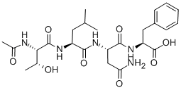 CAS#: 137372-00-0， (2S)-2-[[(2S)-2-[[(2S)-2-[[(2S,3R)-2-Acetamido-3-Hydroxybutanoyl]Amino]-4-Methylpentanoyl]Amino]-4-Amino-4-Oxobutanoyl]Amino]-3-Phenylpropanoic Acid