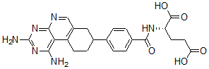 CAS#: 137465-07-7， (2S)-2-[[4-(1,3-Diamino-7,8,9,10-Tetrahydropyrimido[6,5-c]Isoquinolin-8-Yl)Benzoyl]Amino]Pentanedioic Acid