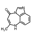 CAS#: 137654-51-4， 6-Methylimidazo[1,5,4-Ef][1,5]Benzodiazepin-4(7H)-One