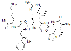 CAS#: 137668-62-3， (2S)-6-Amino-2-[[(2S)-2-[[(E,2S)-2-[[(2R)-2-[[(2S)-2-[[(2S)-2-Amino-4-Oxobutanoyl]Amino]-3-(4H-Imidazol-4-Yl)Propanoyl]Amino]-3-Phenylpropanoyl]Amino]-5-(Diaminomethylideneamino)Pent-3-Enoyl]Amino]-3-(1H-Indol-3-Yl)Propanoyl]Amino]Hexanamide