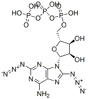 CAS#: 137705-53-4， [(2R,3S,4R,5R)-5-(6-Amino-2,8-Diazidopurin-9-Yl)-3,4-Dihydroxyoxolan-2-Yl]Methyl (Hydroxy-Phosphonooxyphosphoryl) Hydrogen Phosphate