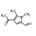 CAS#: 137854-34-3， 4-Acetyl-1,5-Dimethyl-1H-Pyrrole-2-Carbaldehyde