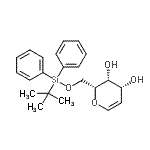 CAS#: 137893-35-7， 2,6-Anhydro-5-Deoxy-1-O-[(2-Methyl-2-Propanyl)(Diphenyl)Silyl]-D-Arabino-Hex-5-Enitol