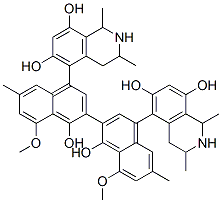 CAS#: 137893-48-2， 5-[3-[4-(6,8-Dihydroxy-1,3-Dimethyl-1,2,3,4-Tetrahydroisoquinolin-5-Yl)-1-Hydroxy-8-Methoxy-6-Methylnaphthalen-2-Yl]-4-Hydroxy-5-Methoxy-7-Methylnaphthalen-1-Yl]-1,3-Dimethyl-1,2,3,4-Tetrahydroisoquinoline-6,8-Diol