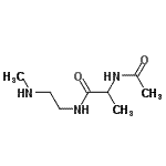 CAS#: 137938-00-2， N<Sup>2</Sup>-Acetyl-N-[2-(Methylamino)Ethyl]Alaninamide