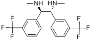 structure of CAS# 137944-39-9, (1R,2R)-N1,N2-Dimethyl-1,2-Bis[3-(Trifluoromethyl)Phenyl]-1,2-Ethanediamine;Methyl-[(1R,2R)-2-Methylammonio-1,2-Bis[3-(Trifluoromethyl)Phenyl]Ethyl]Ammonium;Zinc02545391
