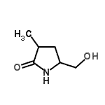 CAS#: 138078-58-7， 5-(Hydroxymethyl)-3-Methyl-2-Pyrrolidinone