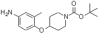 CAS#: 138227-69-7， 2-Methyl-2-Propanyl 4-(4-Amino-2-Methylphenoxy)-1-Piperidinecarboxylate