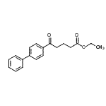 结构式 CAS# 138247-17-3, 乙基5-(4-联苯基)-5-氧代戊酸酯