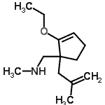 CAS#: 138260-63-6， 1-[2-Ethoxy-1-(2-Methyl-2-Propen-1-Yl)-2-Cyclopenten-1-Yl]-N-Methylmethanamine