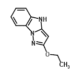 CAS 登录号：138272-31-8， 2-乙氧基-4H-吡唑并[1,5-a]苯并咪唑