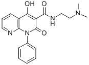 CAS#: 138304-93-5， N-(2-Dimethylaminoethyl)-2-Hydroxy-4-Oxo-1-Phenyl-1,8-Naphthyridine-3-Carboxamide
