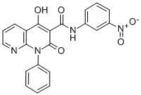 CAS#: 138304-97-9， 2-Hydroxy-N-(3-Nitrophenyl)-4-Oxo-1-Phenyl-1,8-Naphthyridine-3-Carboxamide