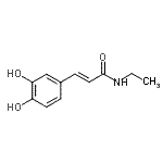 CAS#: 138343-04-1， (2E)-3-(3,4-Dihydroxyphenyl)-N-Ethylacrylamide
