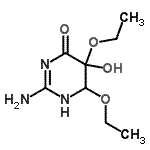 CAS#: 138415-70-0， 2-Amino-5,6-Diethoxy-5-Hydroxy-5,6-Dihydro-4(1H)-Pyrimidinone